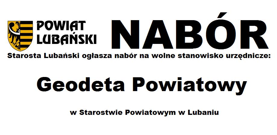 Grafika: nabór na wolne urzędnicze stanowisko kierownicze
